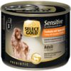 Select Gold Sensitive kutyakonzerv adult pulyka&csicsókával 6x200g