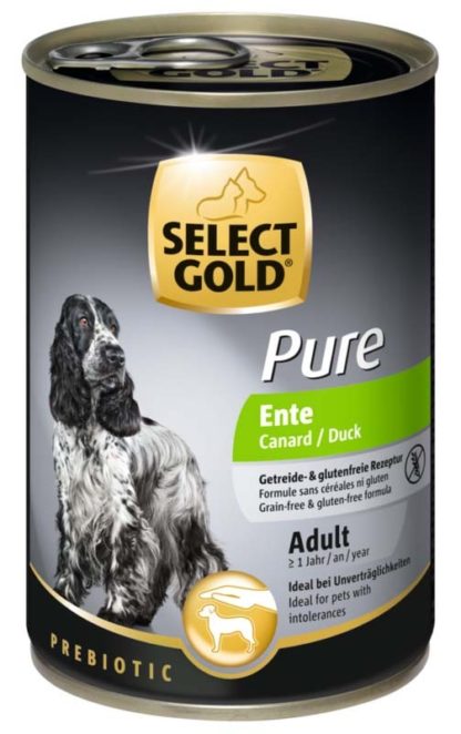 Select Gold Pure kutya konzerv adult kacsa 6x400g