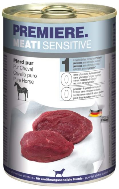 Premiere Meati Sensitive kutya konzerv adult lóhús 6x400g