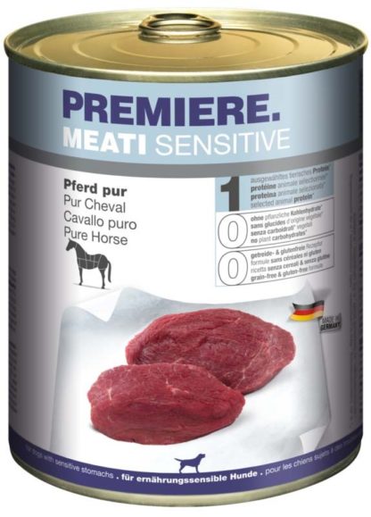 Premiere Meati Sensitive kutya konzerv adult lóhús 6x800g