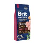 Brit Premium by Nature kutya szárazeledel large junior 15kg