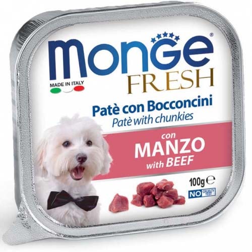 Monge Fresh kutya tálka adult marha 32x100g