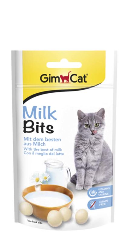GimCat Milk Bits macska jutalomfalat tejes 40g