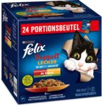 Felix "Doppelt Lecker" macska tasak MP hús&zöldség zselés 24x85g