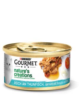 Gourmet Nature's Creations macska konzerv tonhal 85g