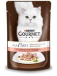 Gourmet A la Carte macska tasak lazac 26x85g