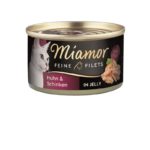 Miamor Feine Filets in Jelly macska konzerv csirke&sonka 24x100g