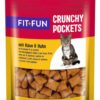 Fit+Fun Crunchy Pockets macska jutalomfalat sajt&csirke 65g