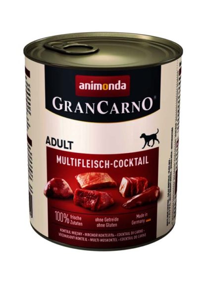 Gran Carno kutya konzerv adult húskoktél 800g