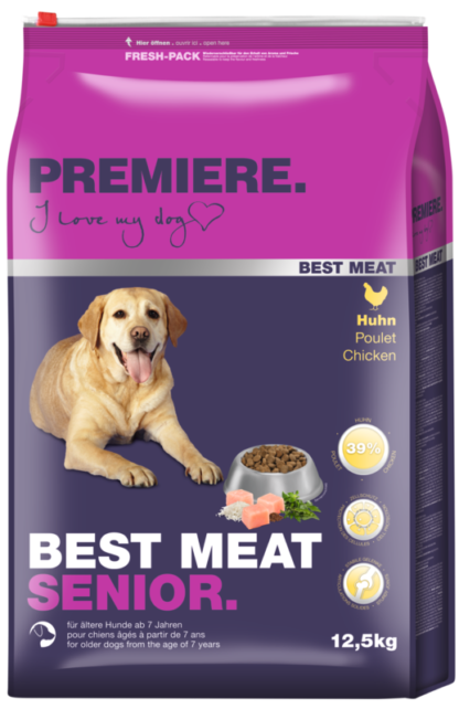 Premiere Best Meat száraz kutyaeledel senior csirke 12,5kg