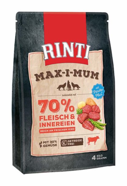 RINTI MAX-I-MUM száraz kutyaeledel marha 4kg