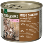 Real Nature Wilderness macska konzerv kitten Wide Savannah bárány&vaddisznó 6x200g