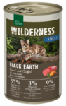 Real Nature Wilderness macska konzerv adult Black Earth marha&bivaly 6x400g