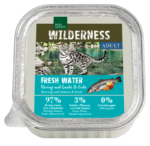Real Nature Wilderness macska tálka adult Fresh Water hering&lazac 16x100g