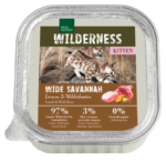 Real Nature Wilderness macska tálka kitten Wide Savannah bárány&vaddisznó 100g