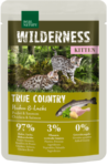 Real Nature Wilderness macska tasak kitten True Country csirke&lazac 85g