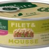 Real Nature Filet & Mousse macska konzerv adult csirke&pulyka 6x85g