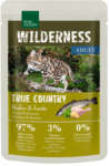 Real Nature Wilderness macska tasak adult True Country csirke&lazac 85g