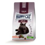 Happy Cat Sterilised száraz macskaeledel adult lazac 1,3kg