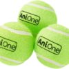 AniOne kutyajáték teniszlabda sipoló 3 6cm