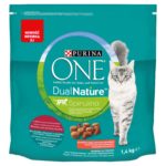 Purina One Dual Nature száraz macskaeledel steril marha 1,4kg