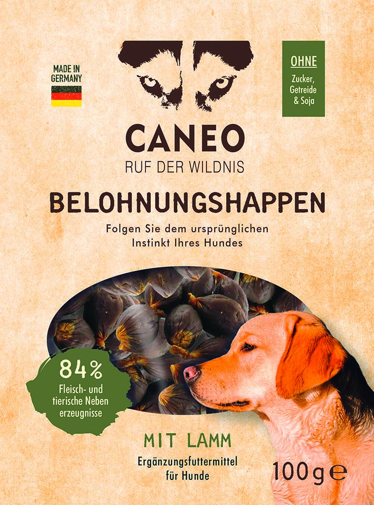 Caneo dog treat with lamb 100g