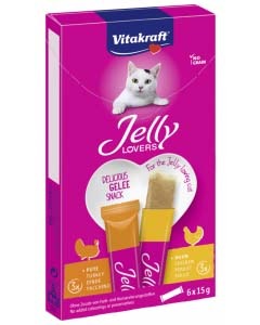 Vitakraft Jelly Lovers macska jutalomfalat csirke&pulyka 6x15g