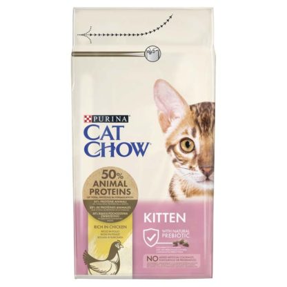 Cat Chow száraz macskaeledel kitten csirke 1,5kg