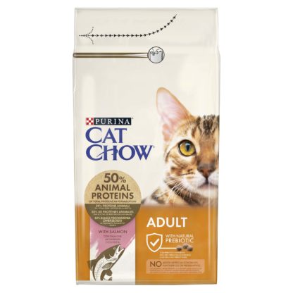 Cat Chow száraz macskaeledel adult lazac 1,5kg