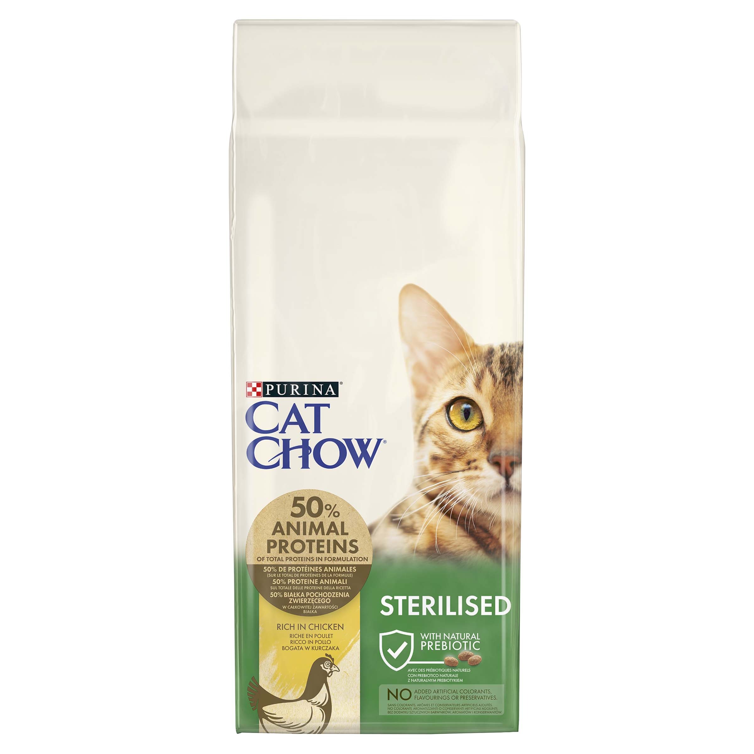 Cat Chow száraz macskaeledel adult steril 15kg