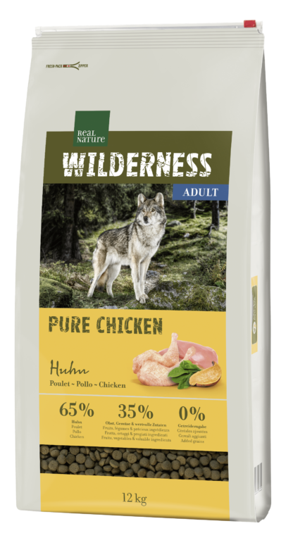 Real Nature Wilderness száraz kutyaeledel adult pure csirke 12kg