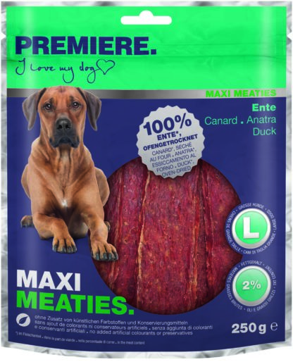 Premiere Meaties kutya jutalomfalat maxi kacsa 250g