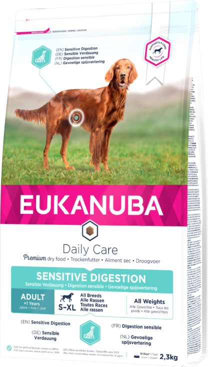Eukanuba Daily Care száraz kutyaeledel emésztőrendszeri problémára 2,3kg