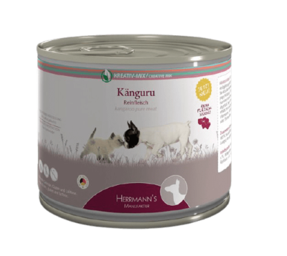 HERRMANN'S kutya konzerv 100% kenguru 200g