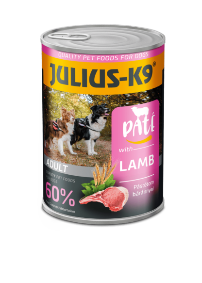 Julius – K9 kutya konzerv adult bárány 400g