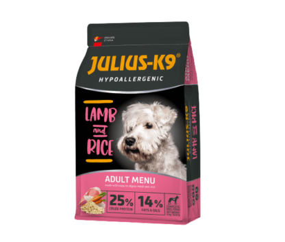 Julius K9 hipoallergén száraz kutyaeledel adult bárány&rizs 12kg