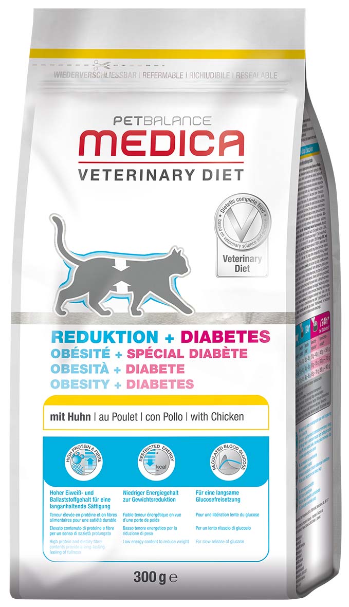 PetBalance Medica száraz macskaeledel diabétesz&súlycsökkentő csirke 300g