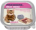Premiere Meat Menu macska tálka adult húsos 16x100g