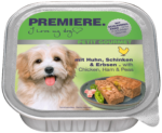 Premiere Petit Gourmet kutya tálka adult csirke&sonka 11x150g