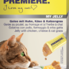 Premiere MyJelly macska jutalomfalat csirke&sajt&macskafű 6x10g