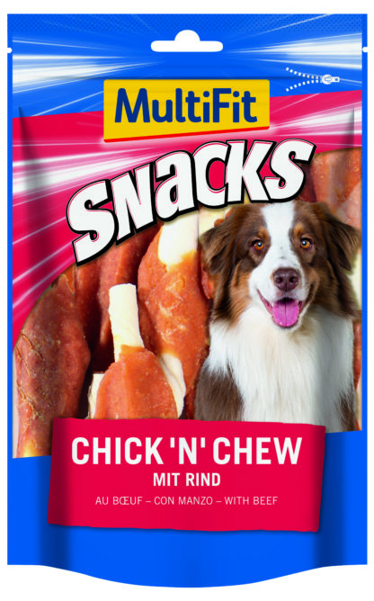 MultiFit Snacks Chick’n Chew kutya jutalomfalat Nr.3 100g