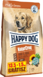 Happy Dog Natur Croq száraz kutyaeledel adult marha&rizs 13,5+1,5kg