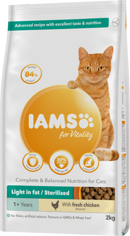 IAMS Vitality macska szárazeledel adult steril csirke 2kg