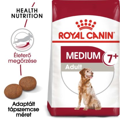 Royal Canin Size Health Nutrition Medium adult 7+ száraz kutyaeledel 15kg