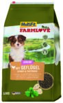 MultiFit Farmlove száraz kutyaeledel junior szárnyas&spenót 12kg