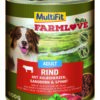MultiFit Farmlove kutya konzerv adult marha&szív 6x800g