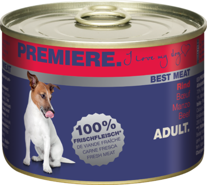 Premiere Best Meat kutya konzerv adult marha 6x185g
