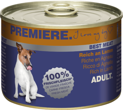 Premiere Best Meat kutya konzerv adult bárány 6x185g