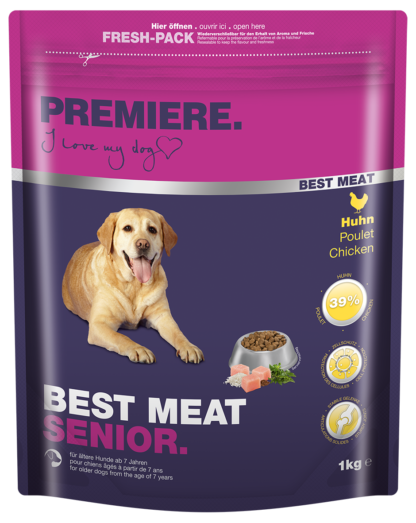 Premiere Best Meat száraz kutyaeledel senior csirke 1kg