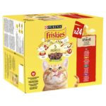 Friskies macska tasak MP csirke&marha&bárány&kacsa 24x85g